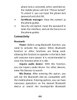 Preview for 44 page of QMobile E950 User Manual