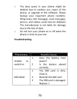 Preview for 70 page of QMobile E950 User Manual