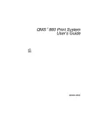 Предварительный просмотр 1 страницы QMS 860 User Manual