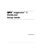 QMS Magicolor 2 Desklaser Install Manual preview