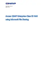 Предварительный просмотр 1 страницы QNAP Turbo NAS Application Notes