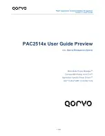 Qorvo PAC2514 Series User Manual preview