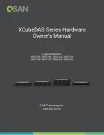 Qsan Technology XCubeDAS XD5324D Owner'S Manual предпросмотр