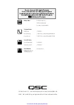 Предварительный просмотр 8 страницы QSC AD-C42T User Manual