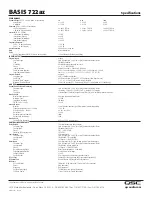 Preview for 2 page of QSC BASIS 722az Specification Sheet