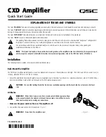 QSC CXD Series Quick Start Manual предпросмотр