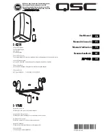 Preview for 1 page of QSC I-82H User Manual