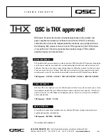 QSC MX 1500a Brochure preview
