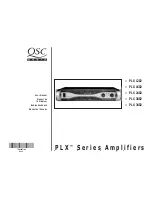 Предварительный просмотр 1 страницы QSC PLX 1202 User Manual