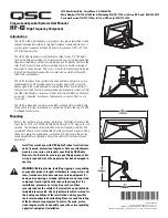 Предварительный просмотр 3 страницы QSC SC-322 User Manual