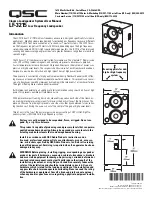 Предварительный просмотр 7 страницы QSC SC-322 User Manual