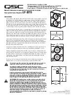 Предварительный просмотр 23 страницы QSC SC-322 User Manual