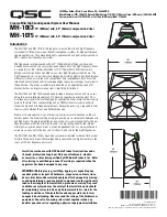 Preview for 3 page of QSC SC-413 User Manual