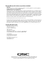 Preview for 14 page of QSC SC-413 User Manual