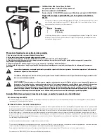 Preview for 27 page of QSC SR-110 Specifications