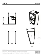 Предварительный просмотр 2 страницы QSC SR-18 Specification Sheet