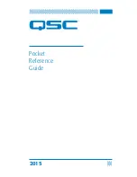 QSC TouchMix Pocket Reference Manual предпросмотр