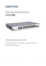 QSFPTEK S5300-16S8TS4X Quick Start Manual preview