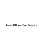 Preview for 2 page of Qsonix Q100 User Manual Addendum