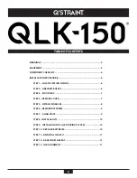 Предварительный просмотр 2 страницы Q'STRAINT QLK-150 Installation Instructions Manual