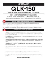 Q'STRAINT QLK-150 Instructions For Use preview