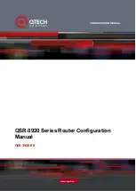 QTech QSR-3920 Series Configuration Manual preview