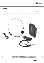 Qtx U-MIC Manual предпросмотр