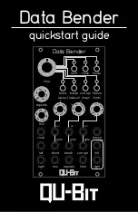 Qu-Bit Electronix Data Bender Quick Start Manual preview