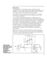 Preview for 4 page of QUAD 405 - annexe 1 Instruction Book
