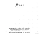 Preview for 22 page of QUAD 7741 Instruction Manual