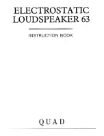 QUAD ESL 63 Manual preview