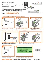 Preview for 2 page of quadient iX-5 Series Replacement Manual