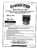 Quadra-Fire 1000 Gold Installation, Operation And Maintenance Manual preview