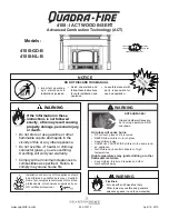Quadra-Fire 4100I-GD-B User Manual preview
