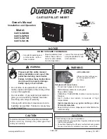 Quadra-Fire CASTILEI-MBK Owner'S Manual preview