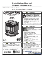 Quadra-Fire CLASSIC BAY 1200 Installation Manual preview