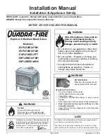 Quadra-Fire EXPLRMED-PBK Instruction Manual preview