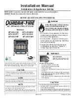 Quadra-Fire MTV-E2-CSB Installation Manual preview