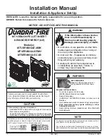 Preview for 1 page of Quadra-Fire MTVERNINSAE-MBK Installation Manual