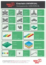 Preview for 11 page of Quadro Universal Construction Manual