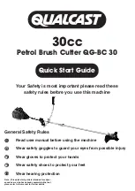 Preview for 1 page of Qualcast QG-BC 30 Quick Start Manual
