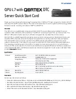 quanergy QPU-L7 Quick Start Manual preview