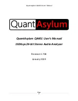 QuantAsylum QA401 User Manual preview