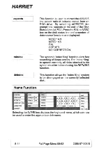 Preview for 262 page of Quantel Harriet Operator'S Manual