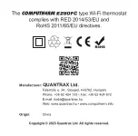 Предварительный просмотр 43 страницы Quantrax Computherm E Series Operating Instructions Manual