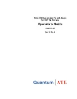 Preview for 1 page of Quantum ACL 4/52 Operator'S Manual