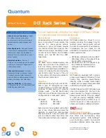 Preview for 1 page of Quantum DLTtape SDLT 600 Specifications