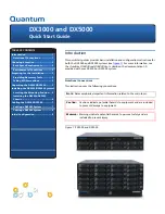Quantum DX3000 Quick Start Manual preview