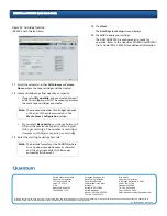 Preview for 11 page of Quantum DX3000 Quick Start Manual