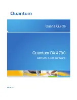 Preview for 1 page of Quantum DXi4700 User Manual